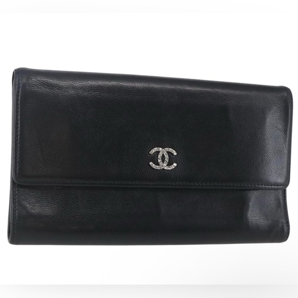 Chanel  Black trifold wallet - Picture 7 of 7